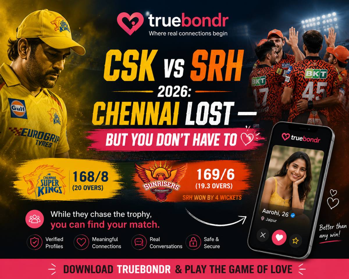 CSK vs SRH 2026: Chennai Lost — But You Don't Have To CSK vs SRH 2026: Chennai Lost — But You Don't Have To