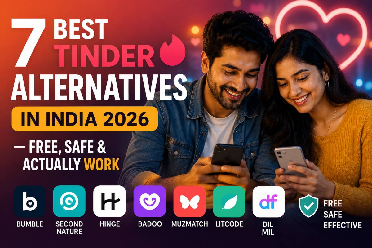 7 Best Tinder Alternatives in India 2026 — Free, Safe & Actually Work 7 Best Tinder Alternatives in India 2026 — Free, Safe & Actually Work