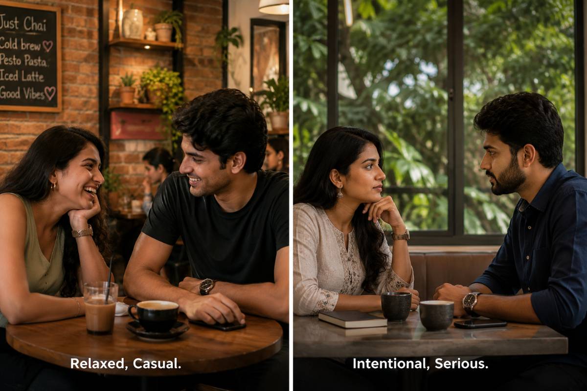 Casual Dating vs Serious Dating India 2026 — Which Is Right for You? | TrueBondr Casual Dating vs Serious Dating India 2026 — Which Is Right for You? | TrueBondr