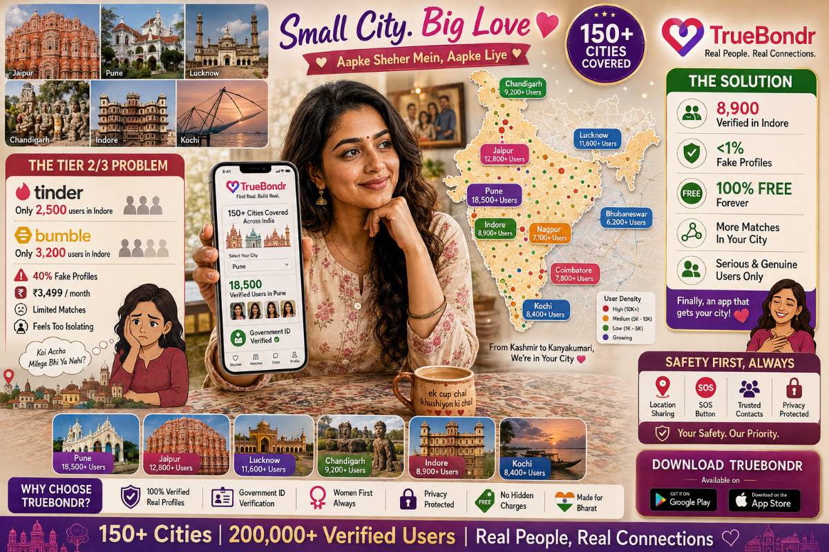 Best Dating Apps for Tier 2 & Tier 3 Cities India 2026 (Pune, Jaipur, Indore Guide) Best Dating Apps for Tier 2 & Tier 3 Cities India 2026 (Pune, Jaipur, Indore Guide)