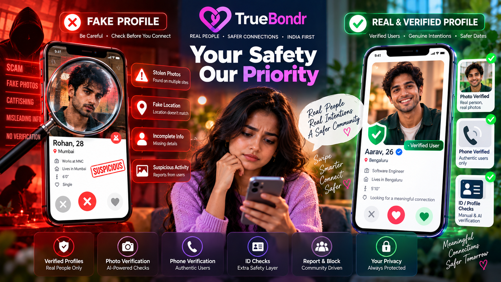 How to Spot Fake Profiles on Dating Apps India 2026