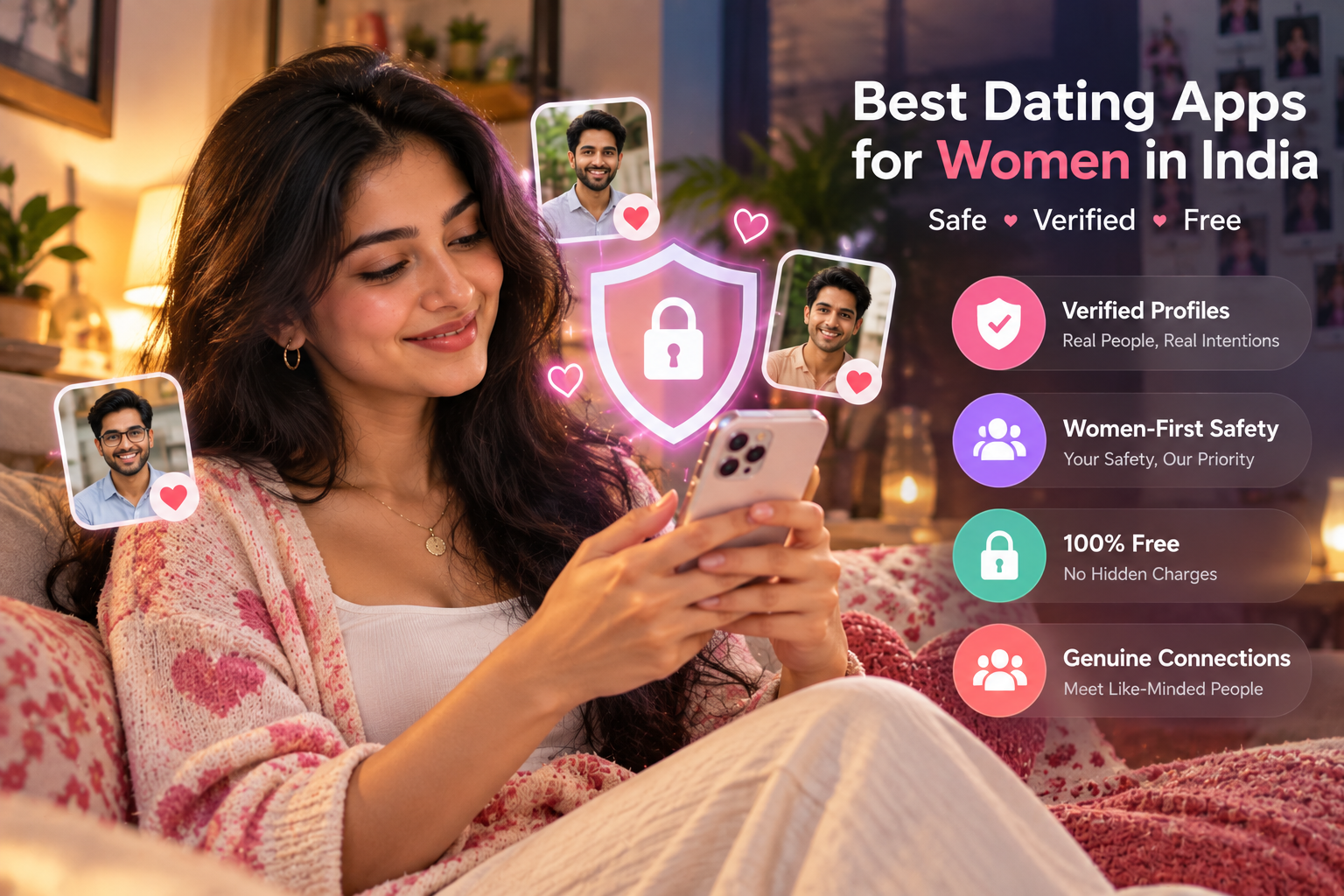 Best Dating Apps for Women in India 2026: Safe, Verified & Free