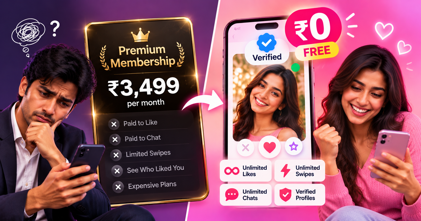 Aisle vs TrueBondr India 2027: Which Dating App is Actually Free & Worth It? Aisle vs TrueBondr India 2027: Which Dating App is Actually Free & Worth It?
